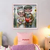 Old Couple-11CT Stamped Cross Stitch 40*40cm/15.75*15.75in tapestrymarket