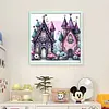 Halloween Hut-11CT Stamped Cross Stitch 40*40cm/15.75*15.75in