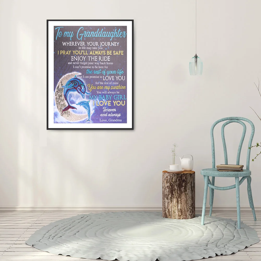 Diamond Painting - Special Shaped Drill - Love Rose(40*50cm)