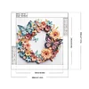 Butterfly Wreath-Crystal Rhinestone Diamond Painting