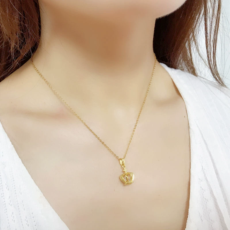 Crown Zirconia Necklace