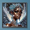 Black Woman - Crystal Rhinestone Diamond Painting