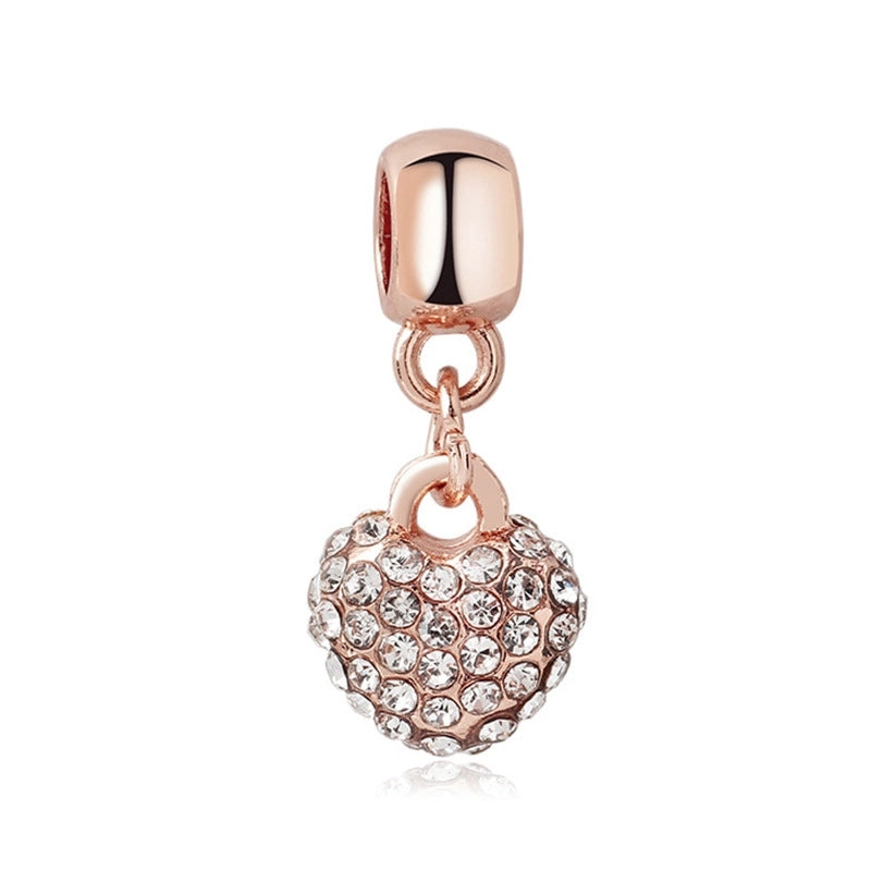 20 Pieces Zinc Alloy Starfish Paw Print Heart Shape Pendant Jewelry Accessories