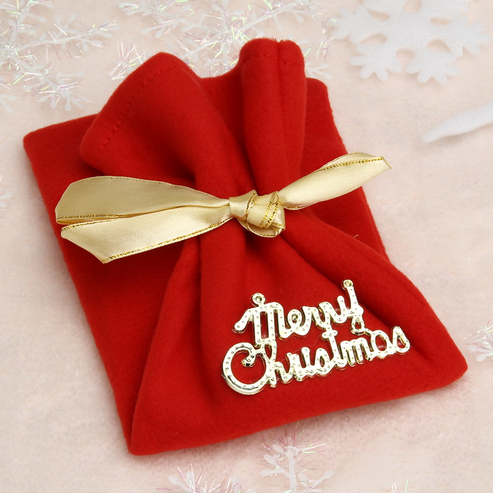 

Non Woven Christmas Wine Bottle Bag Cover Xmas Table Dinner Party Decor, 雪人, 501 Original