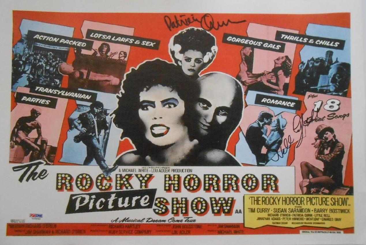 Patricia Quinn Nell Campbell SIGNED 11x17 Canvas ROCKY HORROR PICTURE SHOW COA