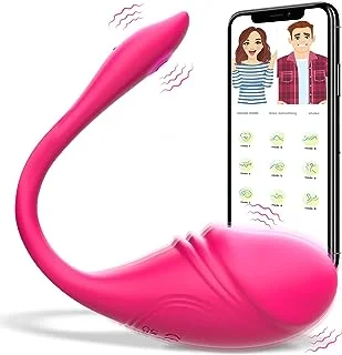pornhint Pornhint Vibrating Wearable G-spot Egg Vibrator, Nncum Smart APP Remote Control Pantie Vibe Anal Sex Toys with 10 Vibration Modes, Waterproof Prostate Massager Vagina Stimulator for Men & Women