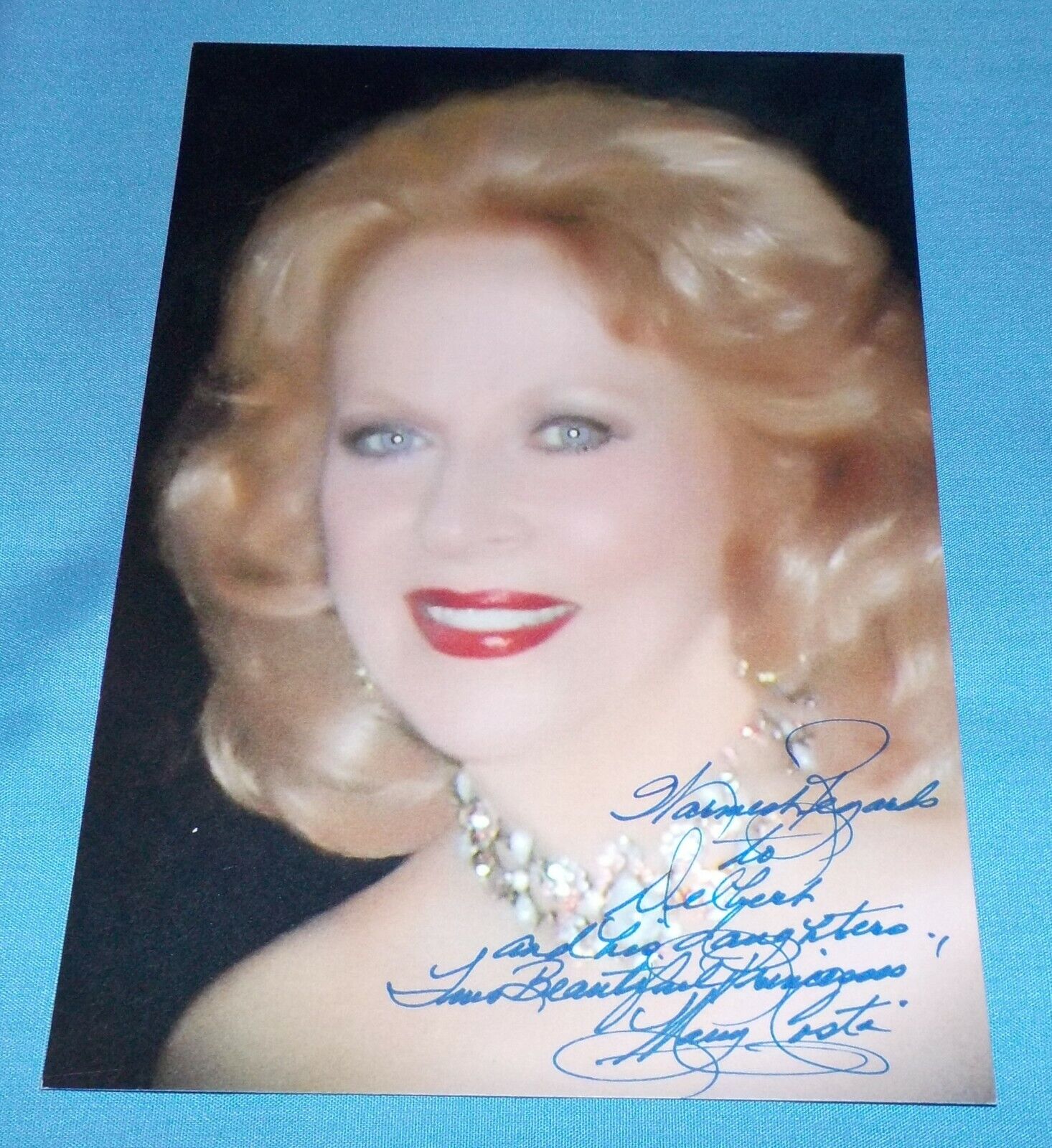 Mary Costa Signed Autographed Photo Poster painting Actress Sleeping Beauty