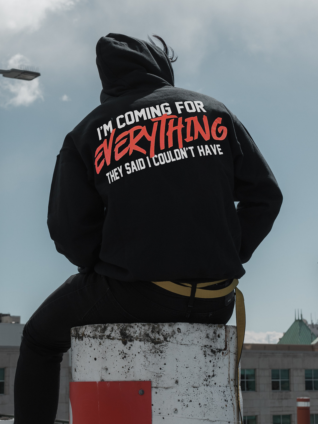 I'M COMING FOR EVERYTHING Men’s Printed Hoodie