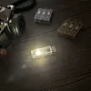 Hand-cranked self-generating lamp, mini toy, decompression EDC hand-crank lamp pendant, portable dormitory lighting, outdoor survival lamp