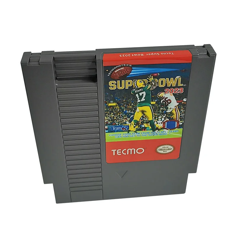 Tecmo Super Bowl 2023 NFL For Nintendo NES - 8 Bit Game Cartridge