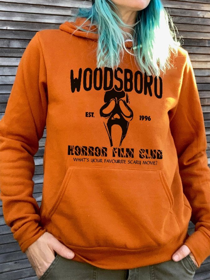 Women's Woodsboro Horror Film Club Hooded Sweatshirt