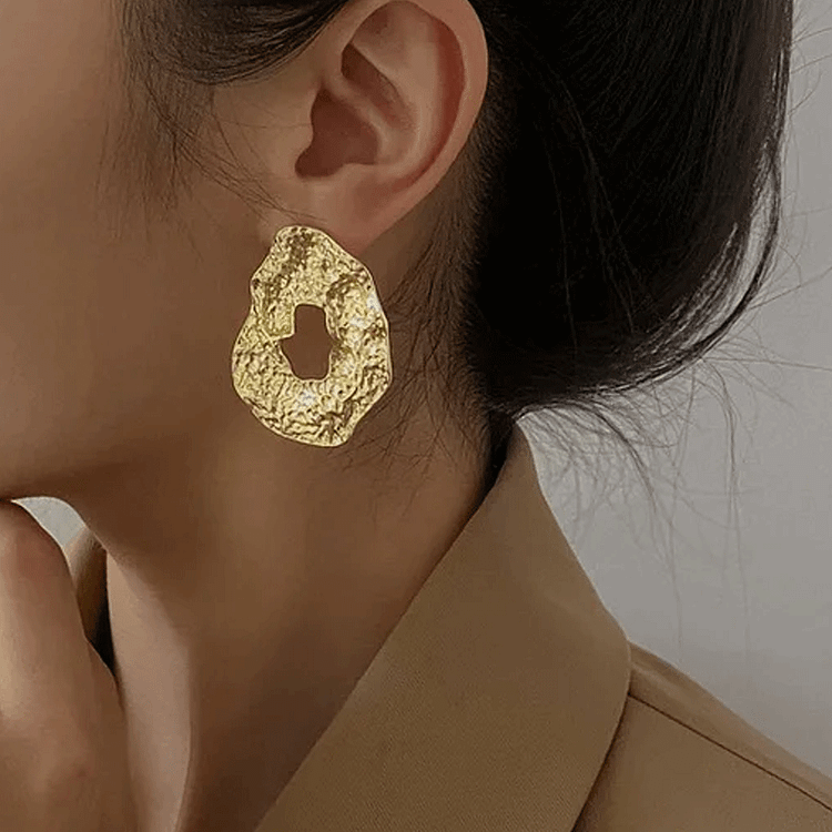 Irregular Metal Earrings