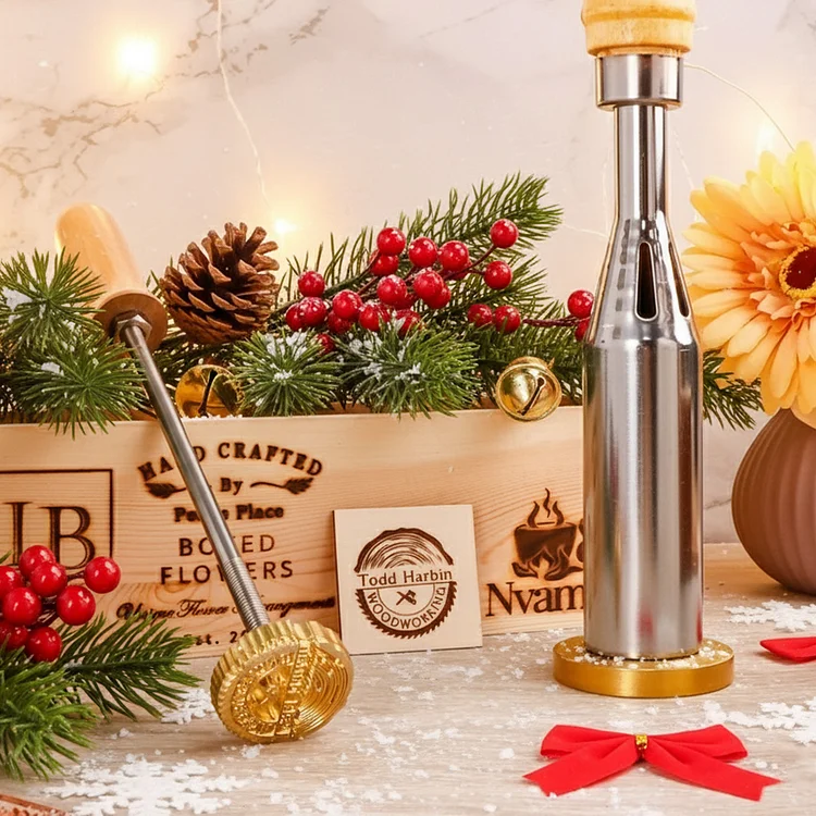 Personalized Wood Branding Iron, Custom Electric Branding Iron with Custom Stamp, Christmas Gift for Woodworkers