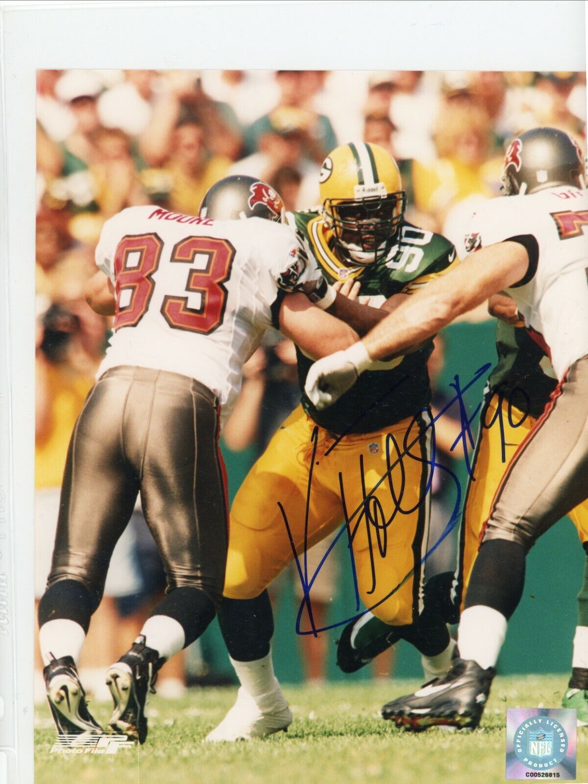 Vonnie Holliday Green Bay Packers Signed Autographed 8x10 Glossy Photo Poster painting COA