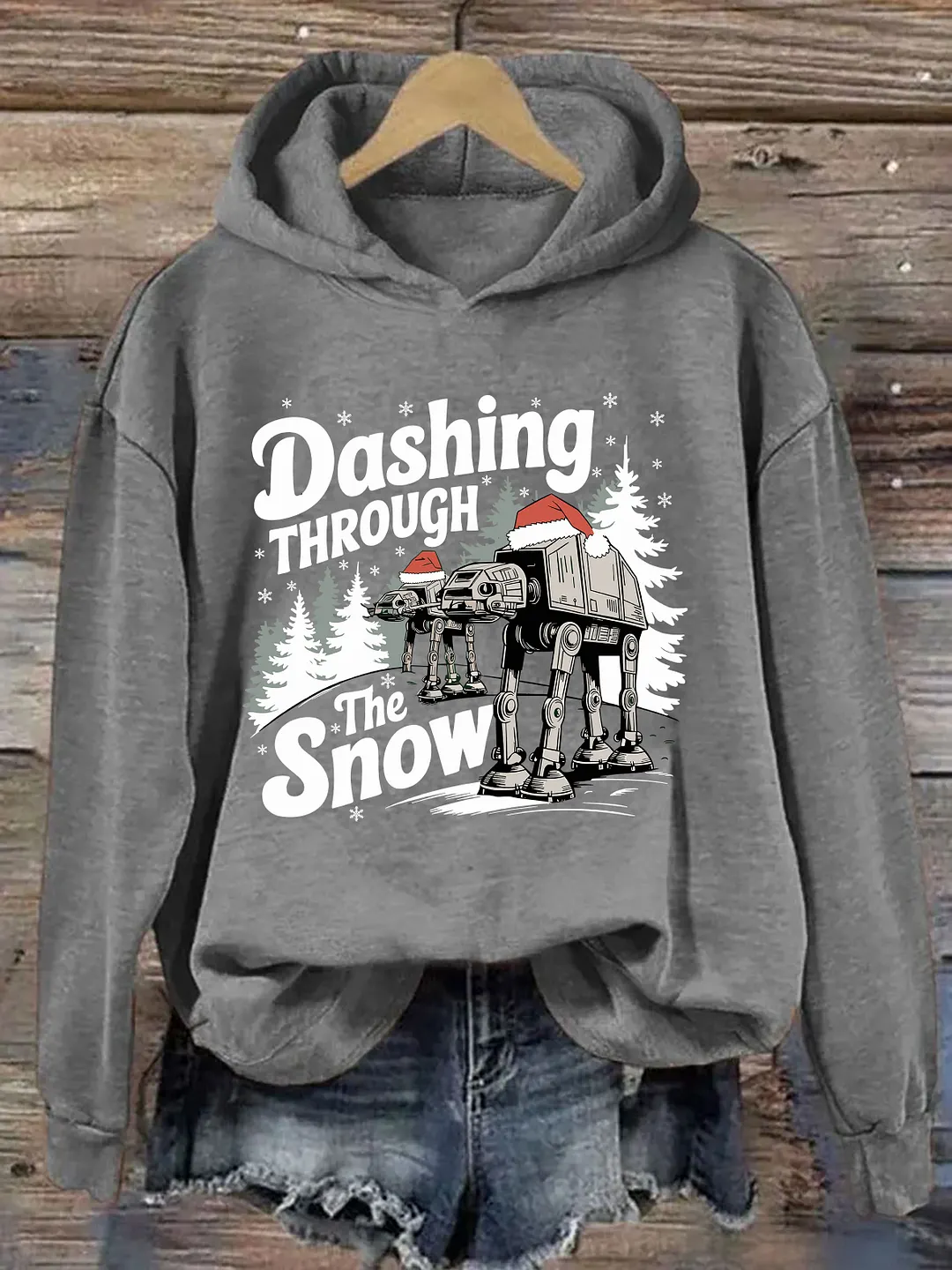 Dashing Through The Snow Christmas Hoodie