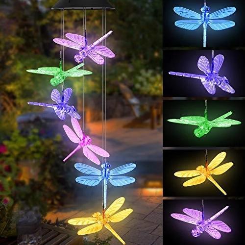 Solar-Powered Dragonfly Lights