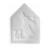 Silicone Bunny Atmosphere Lamp DIY Mold for Easter Home Decoration (5-Piece Set)