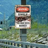 Warning - Vintage Metal Signs(12*16Inch) - Warning