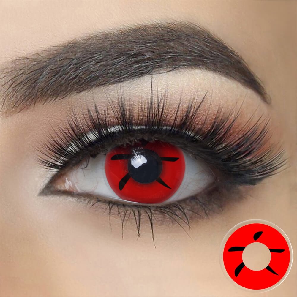 Lucky Red Halloween Cosplay Contacts