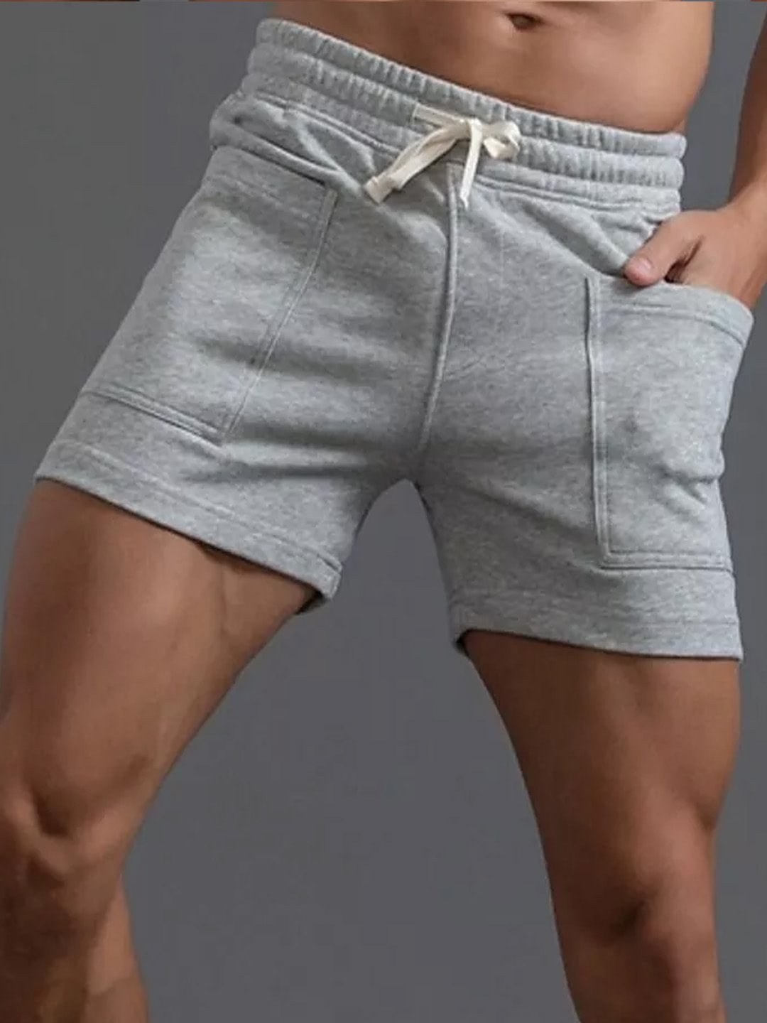 Men's Stylish Casual / Sporty Drawstring Pocket Elastic Waist Short