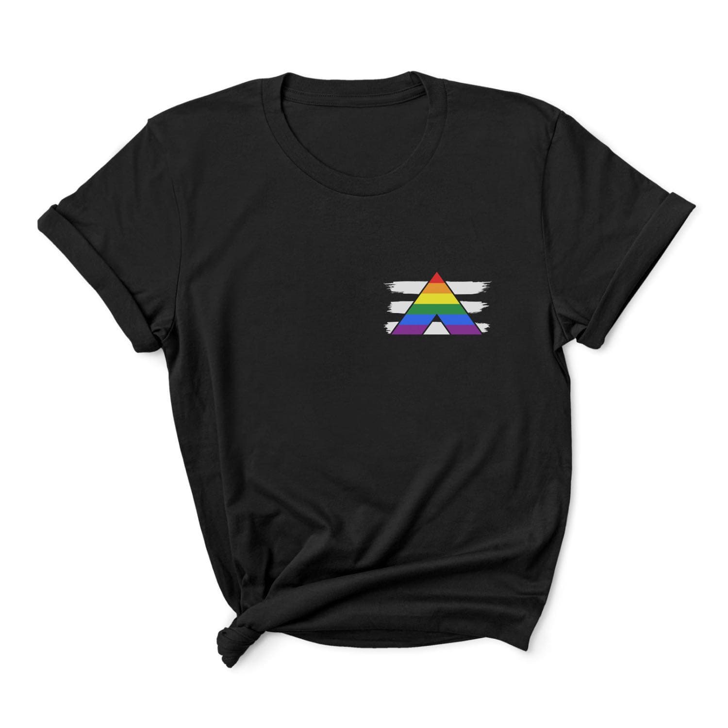 Ally pride pocket design t-shirt