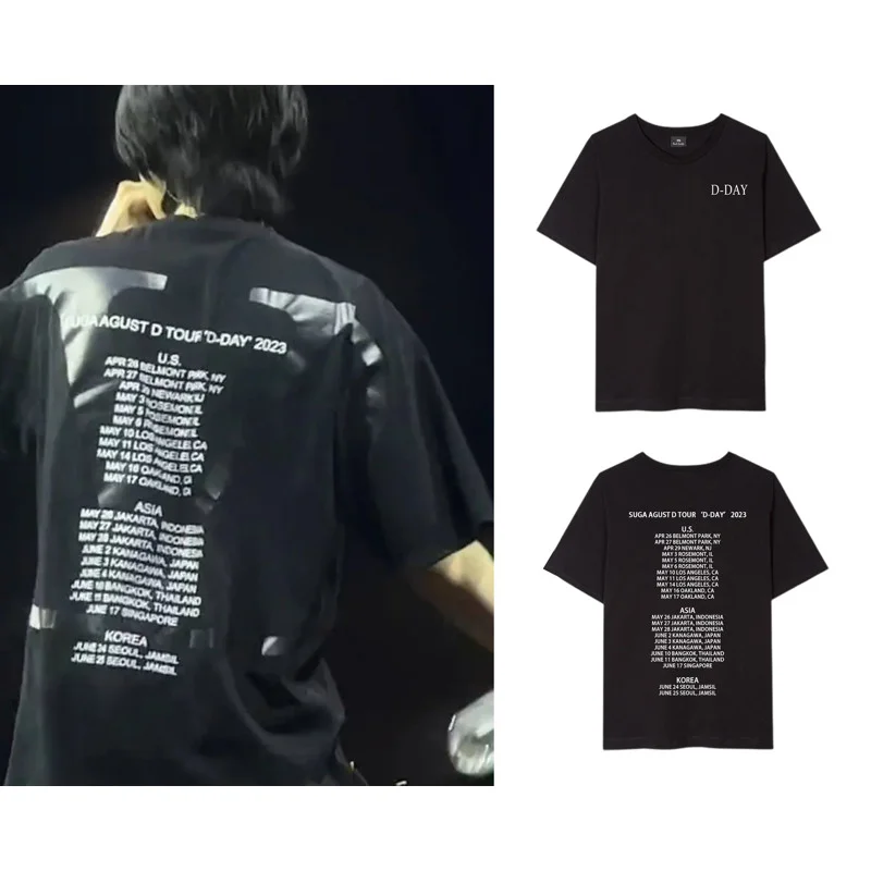 BTS SUGA Agust D TOUR 'D-DAY' in JAPAN T-shirt