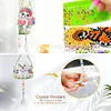2pcs Flower Dog Diamond Painting Double-sided Crystal Window Suncatcher Craft Set Birthday Gifts Home Garden Decor Hanging Kit