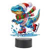 Acryl Weihnachten Dinosaurier doppelseitig - 5d DIY Bastellampe