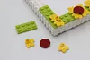 Sunflower DIY Building Block Photo Frame Kit,Creative Handmade Assembled Photo Frame Handmade Craft Gift Home Tabletop Display Decor