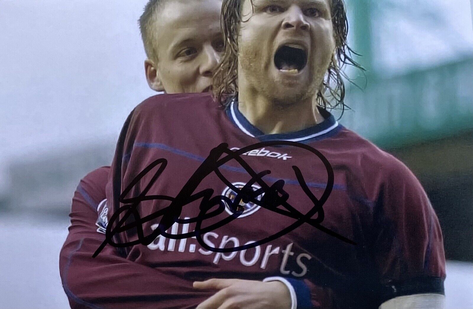 Steven Pressley Genuine Hand Signed Hearts 6X4 Photo Poster painting