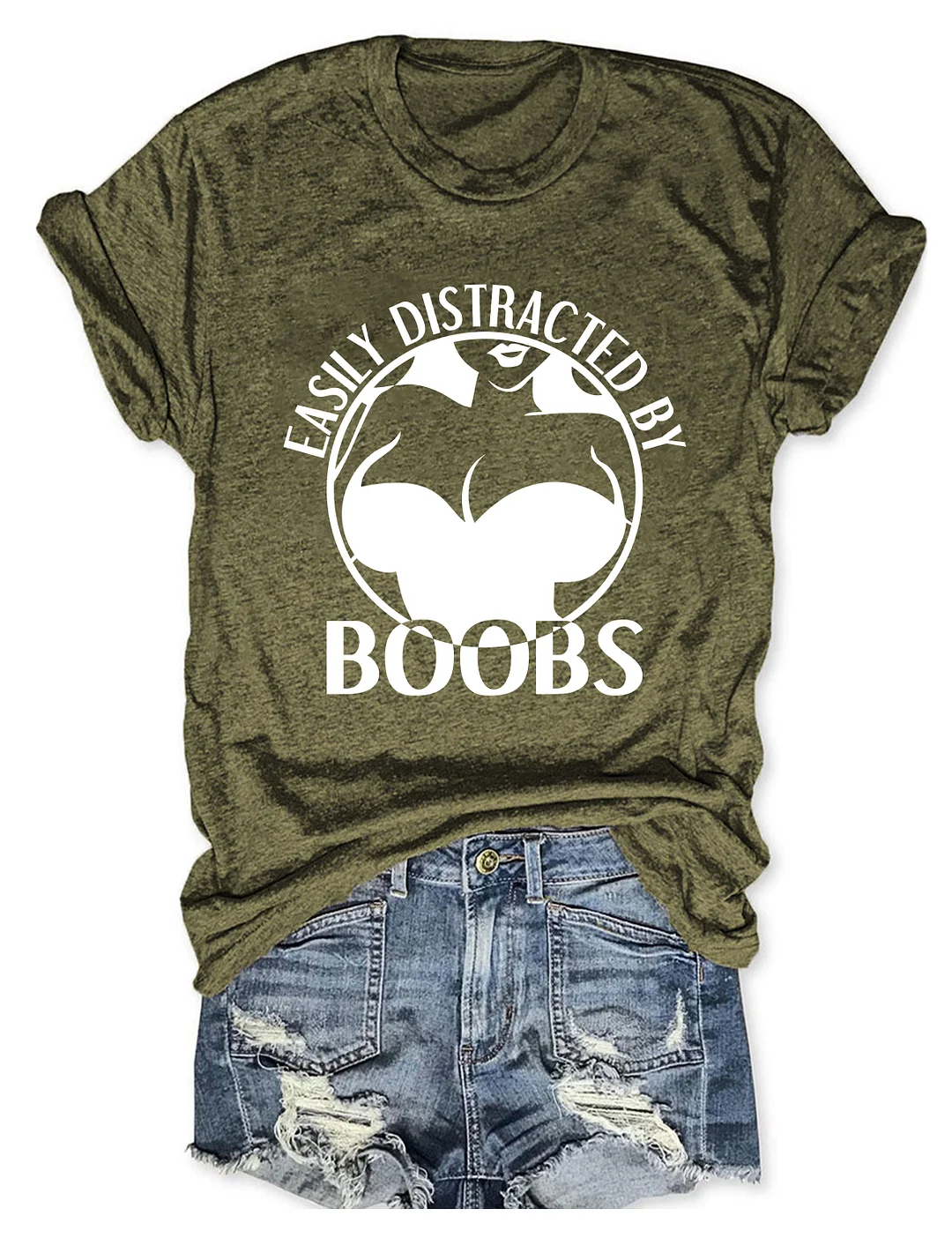 Easily Distracted By Boobs T-shirt