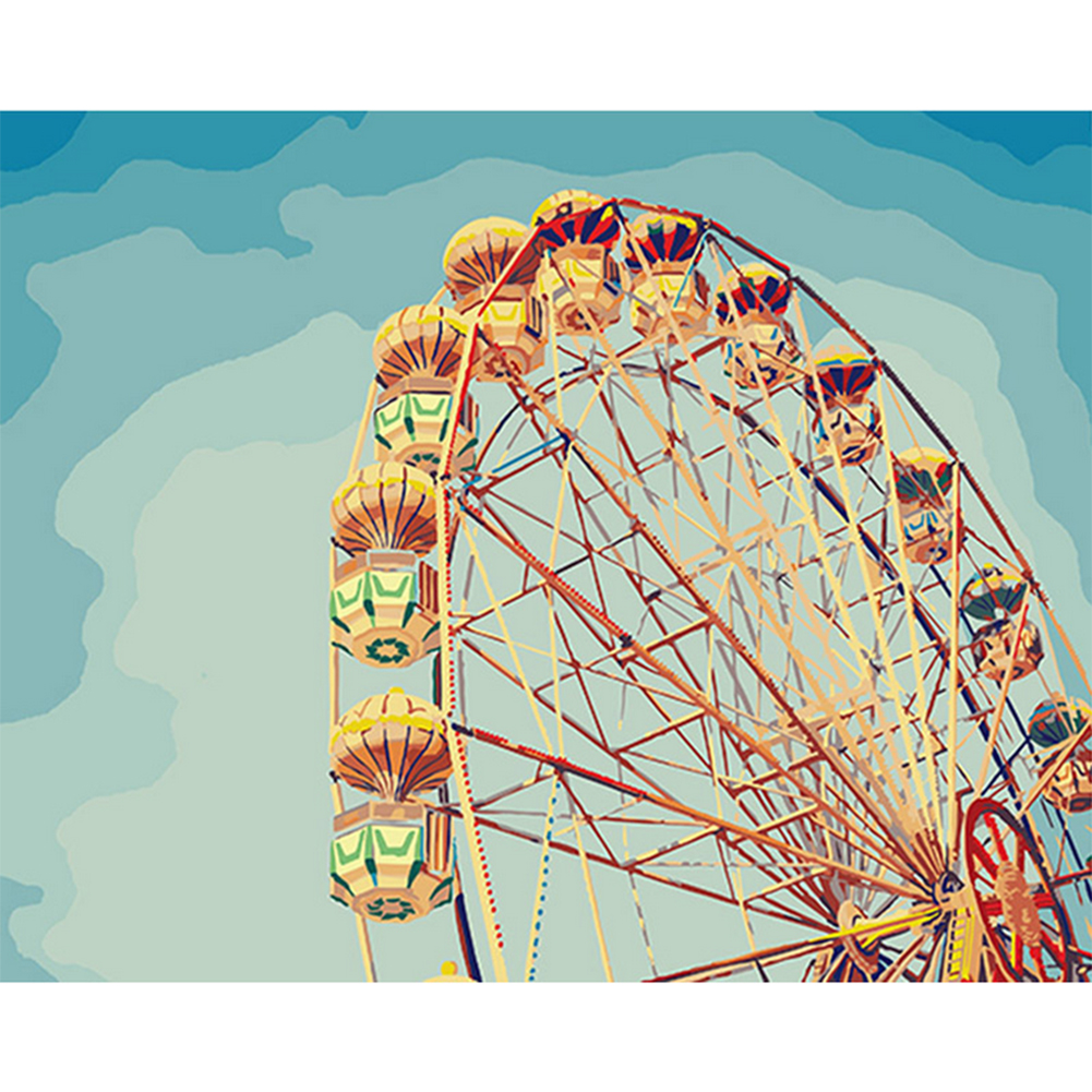 

40*30cm - Painting By Numbers - Ferris Wheel, 501 Original