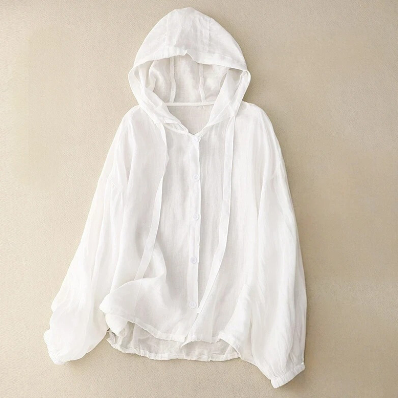 LINEN HOODIE