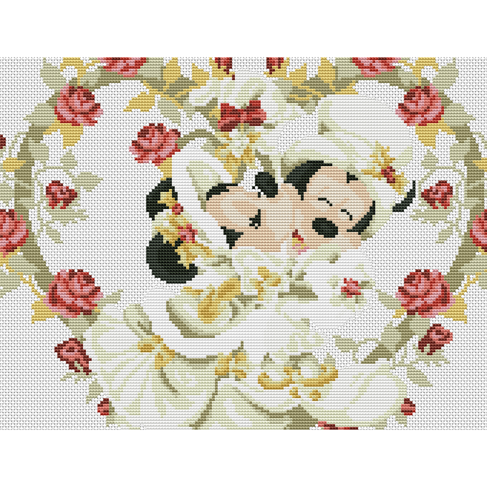 

Cartoon - 11CT Stamped Cross Stitch - 45*35CM, 501 Original