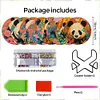 Ein Set (8 Stück) Holz Panda - 5d DIY Craft Untersetzer
