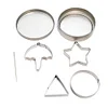 Korean Sugar Candy Making Tools Stainless Steel Cookie Cutters Biscuit Molds