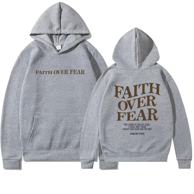 "Faith over Fear" Christian Hoodie