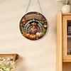 Diamond Painting Thanksgiving Turkey Hanging Pendant Window Decor