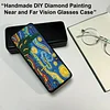 PU Handmade Sunglasses Storage Box Art Crafts for Glasses Storage (Starry Night)