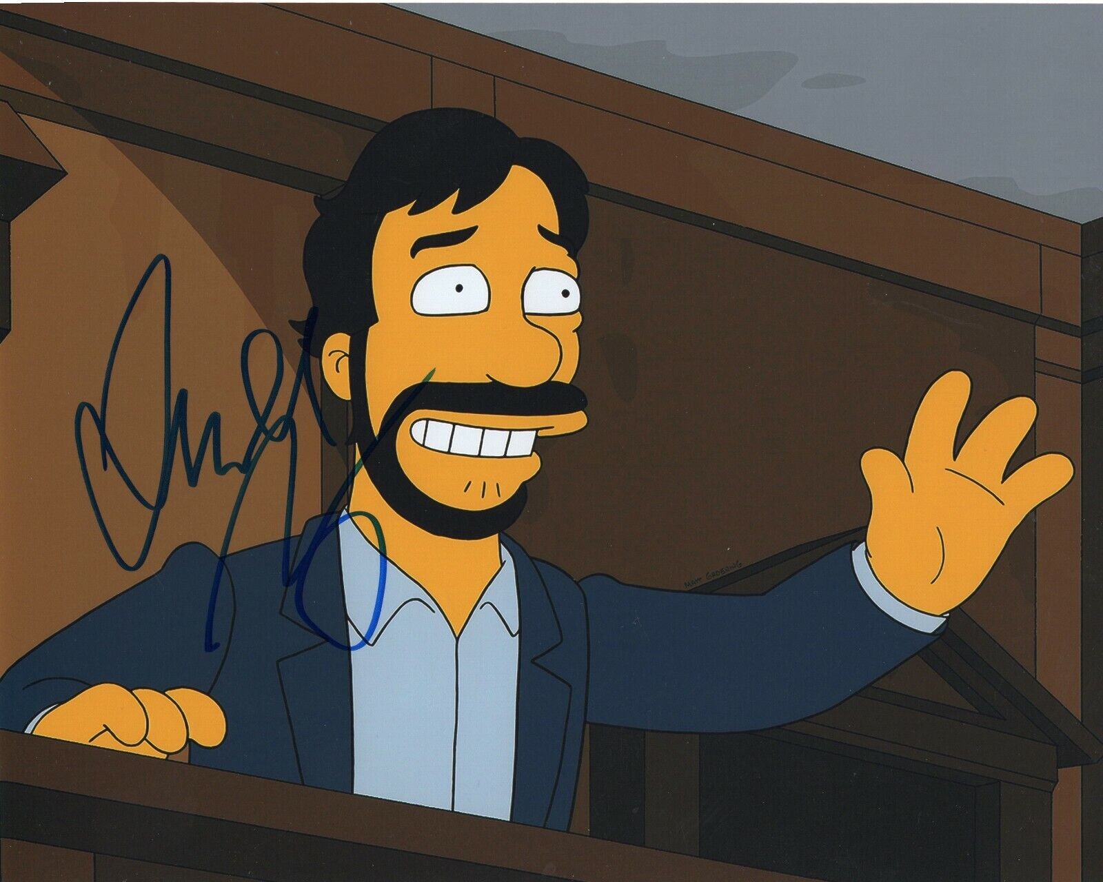 Judd Apatow Signed The Simpsons TV Show 8x10 Photo Poster painting w/COA Director