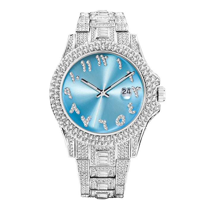 Artificial Diamonds Watch #1399