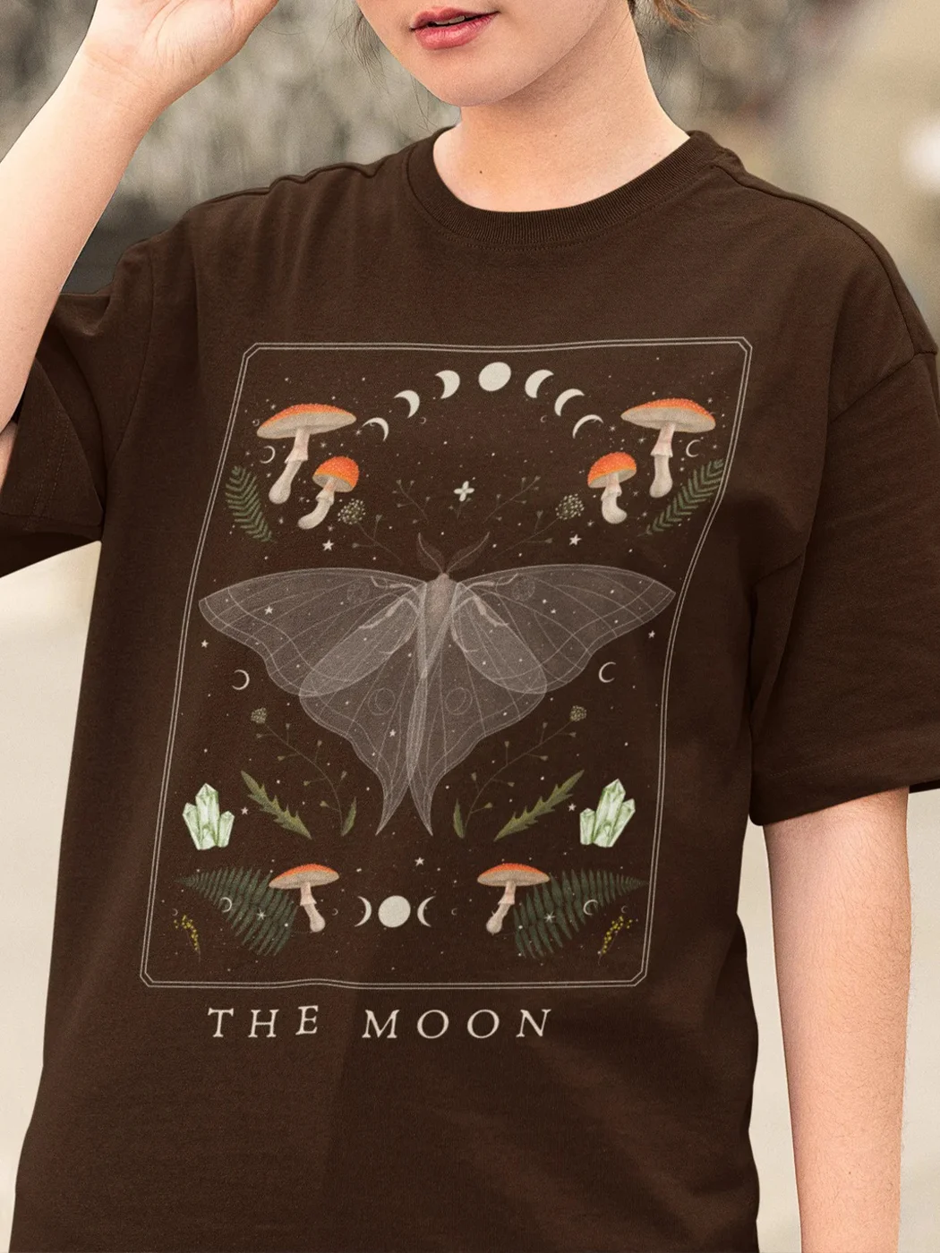 Moth Pattern T-shirt / DarkAcademias /Darkacademias