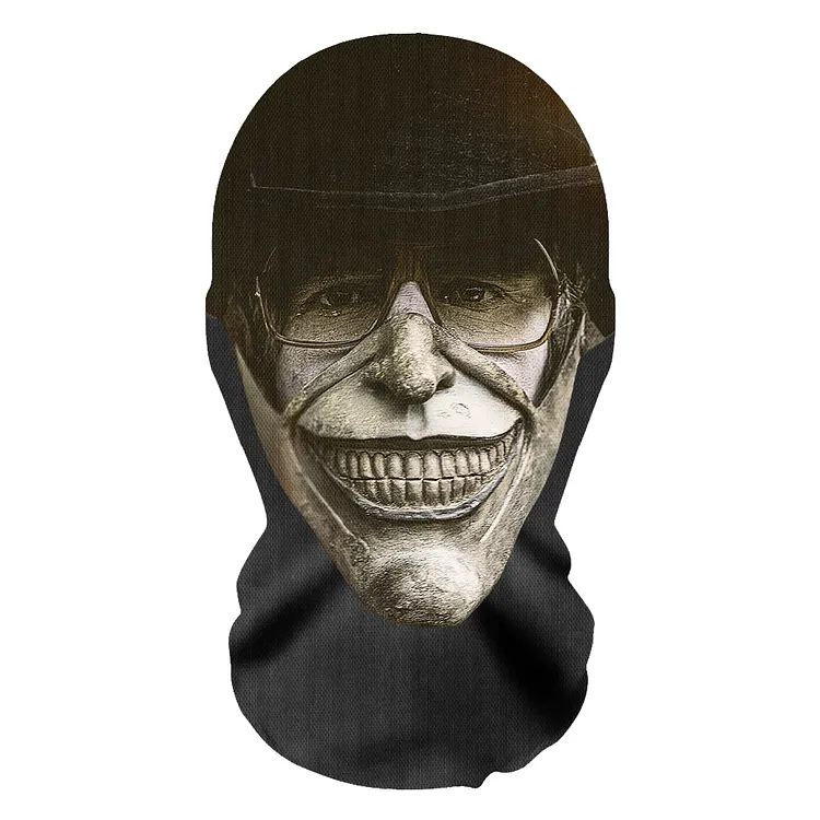 3D Spoof Face Simulation Headgear-Black Phone