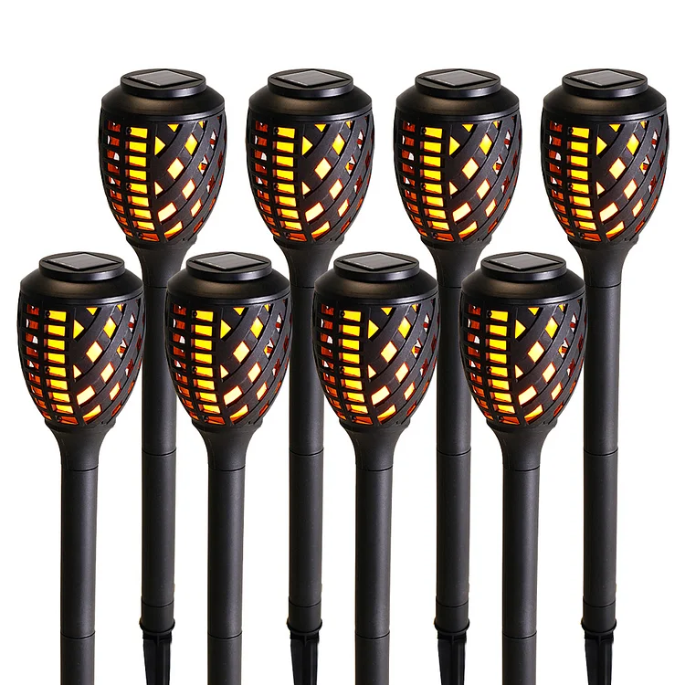 GRAND PATIO Outdoor Solar Lights, Water-Resistant Flickering Flames Torch Light, Landscape Decoration Lighting