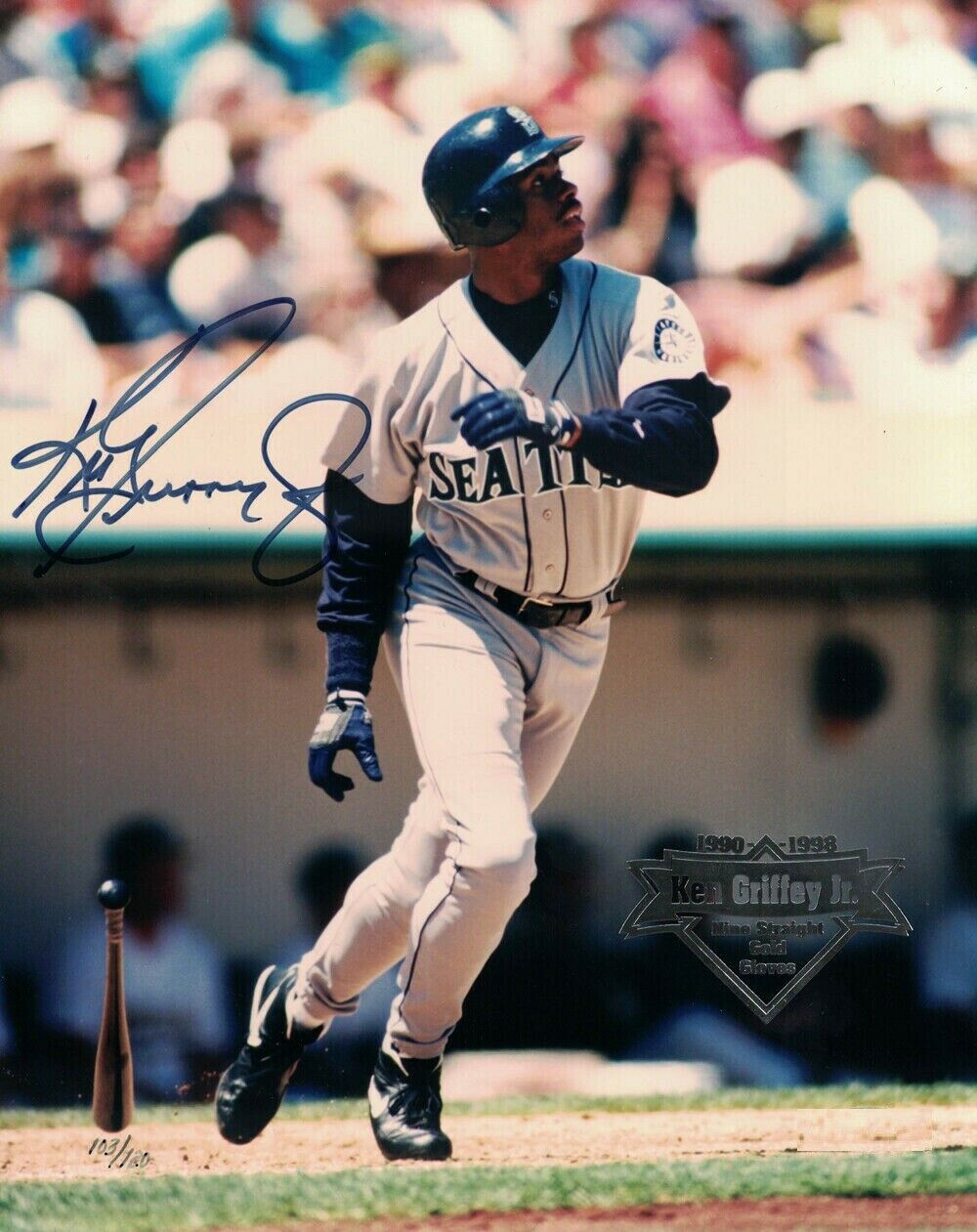 Ken Griffey Jr. 8 x10 Autographed Signed Photo Poster painting ( Mariners HOF ) REPRINT ,