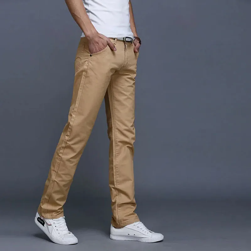 Castrwheels Streetwear Fashion Men Plaid Suit Pants Spring Autumn New Korean Slim Daily Business Male Sports Straight Casual Full Trousers
