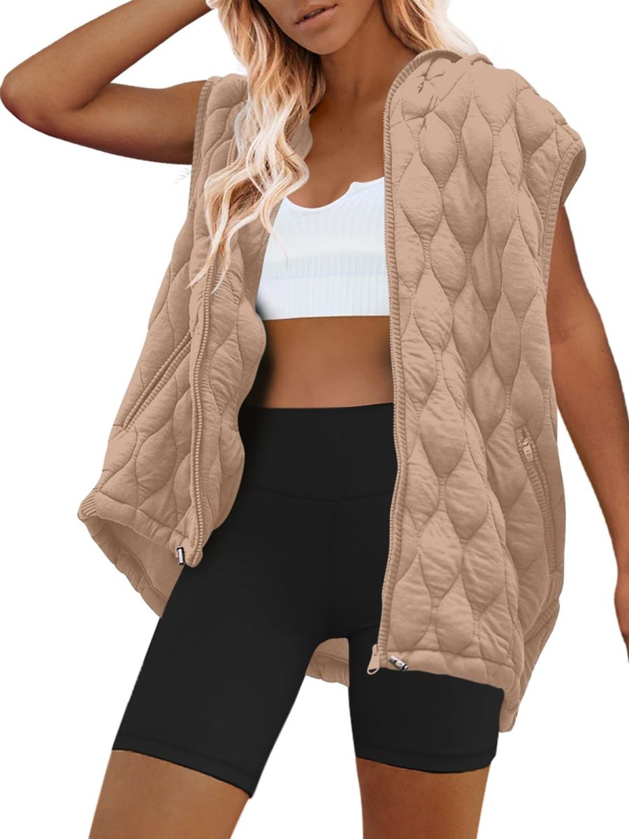 Women's Oversized Quilted Down Vest (Buy 2 Free Shipping)