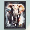 Elephant - 11CT Counted Cross Stitch - 40*53cm - Animal