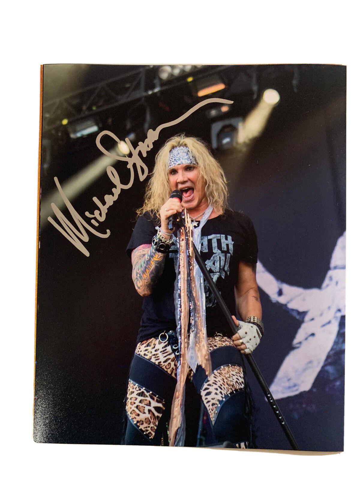 Steel Panther Michael Starr Autographed Signed Auto. 8x10 Photo Poster painting PSA Guaranteed 4