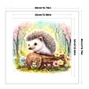 Hedgehog-11CT Stamped Cross Stitch 40*40cm/15.75*15.75in